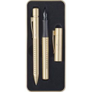 Zestaw Prezentowy Faber-Castell Grip 2011 Edycja Limitowana Pióro + Długopis Złote
